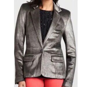 Alice + Olivia Silver Blazer